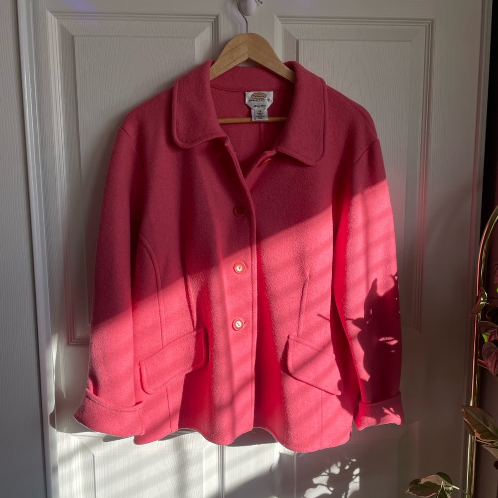 90s/Y2K Wool/Alpaca Blend Jacket